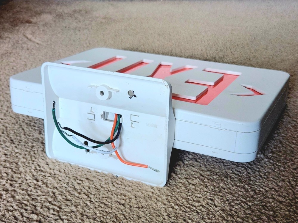 EMERGILITE THOMAS AND BETTS LED RED EXIT SIGN LIGHT (ONE SIDED)