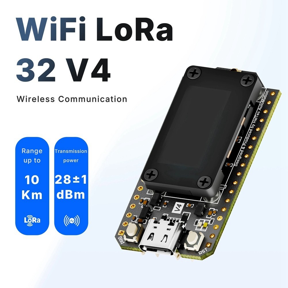 LoRa 32V4 Meshtastic SX1262 0.96 OLED Solar Powered Dev Boa2842