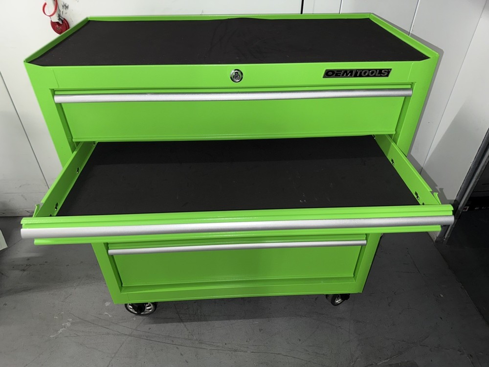 OEMTOOLS 24639 36" 6-Drawer Extra-Deep Tool Cabinet - Green