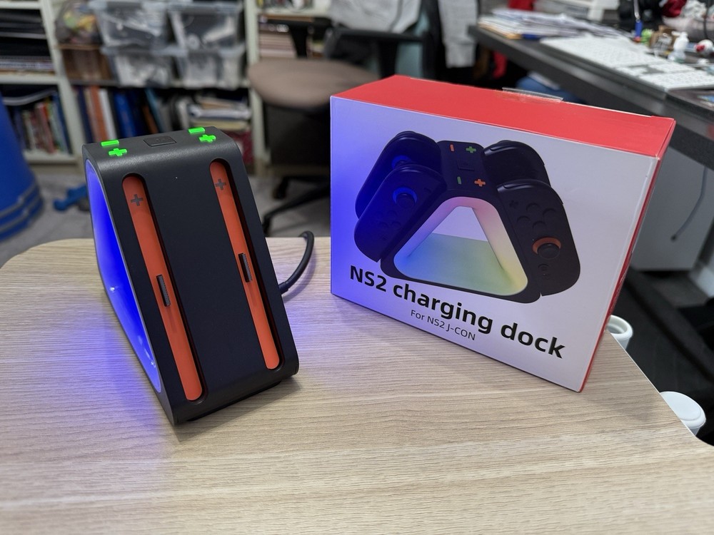 Nintendo Switch 2 Joy-Con Charging Dock W/RGB Lighting