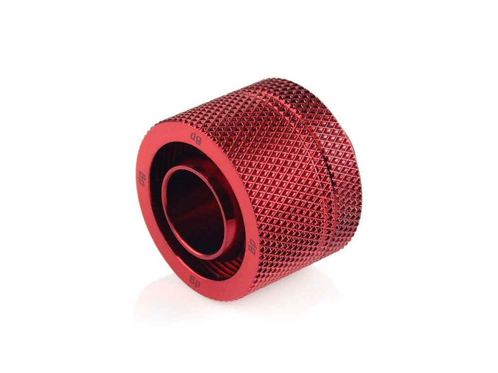 7pcs Lot Bitspower Deep Blood Red Compression Fitting CC5 ID 1/2" OD 3/4"