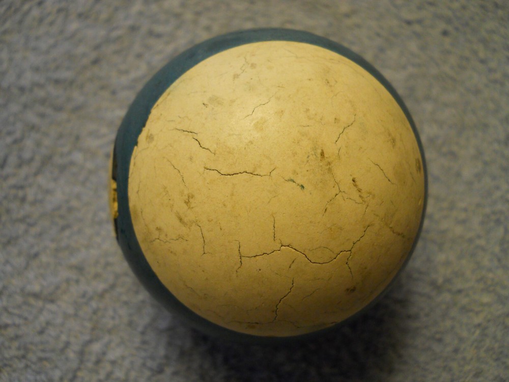 Vintage Clay Billiard Ball- #14