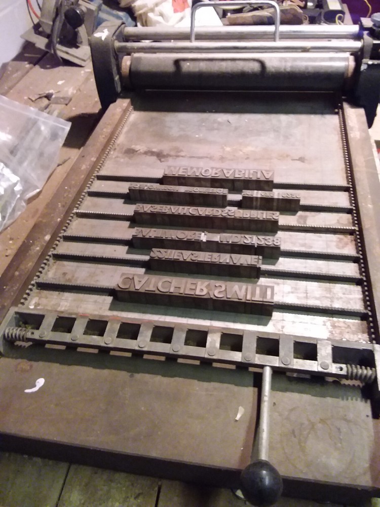 Showcase Machine Company Letterpress