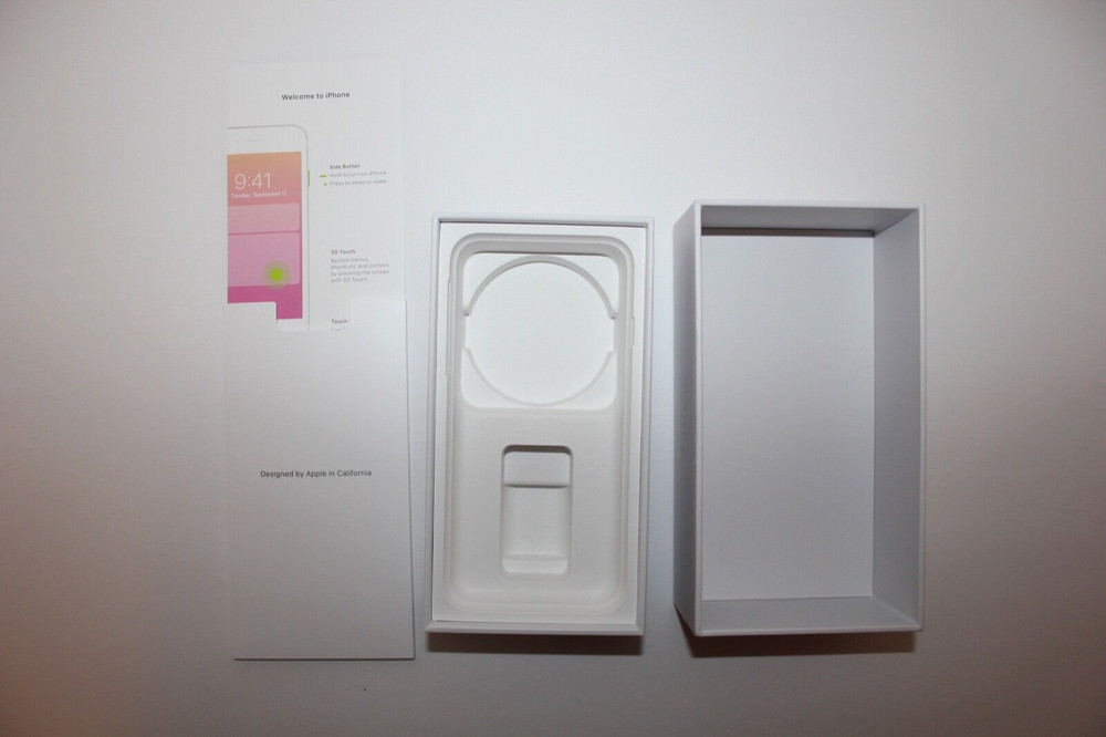 Apple iPhone 8 Silver 64gb WHITE EMPTY BOX ONLY Replacement Storage Box