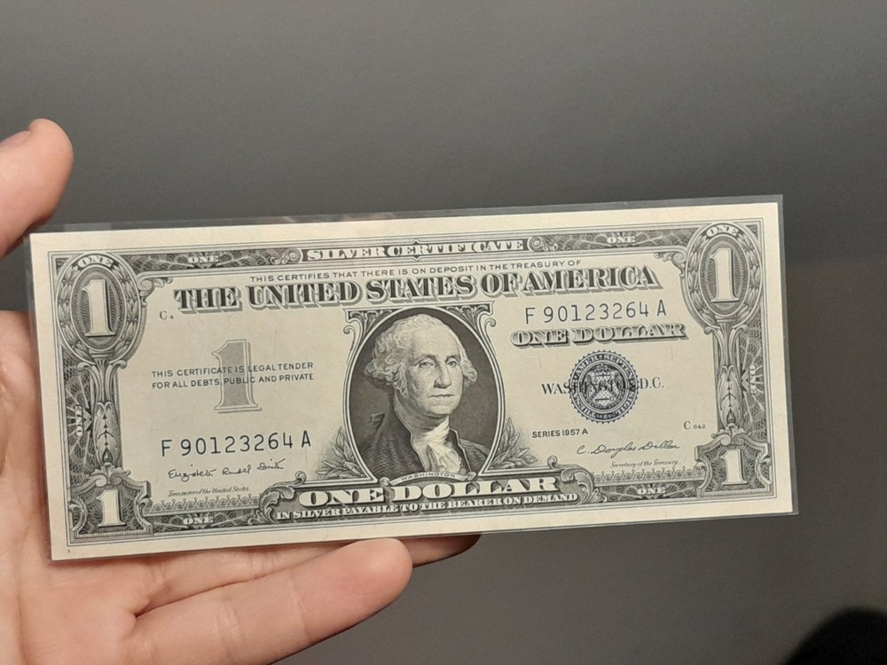 1957 A $1 Silver Certificate Uncirculated