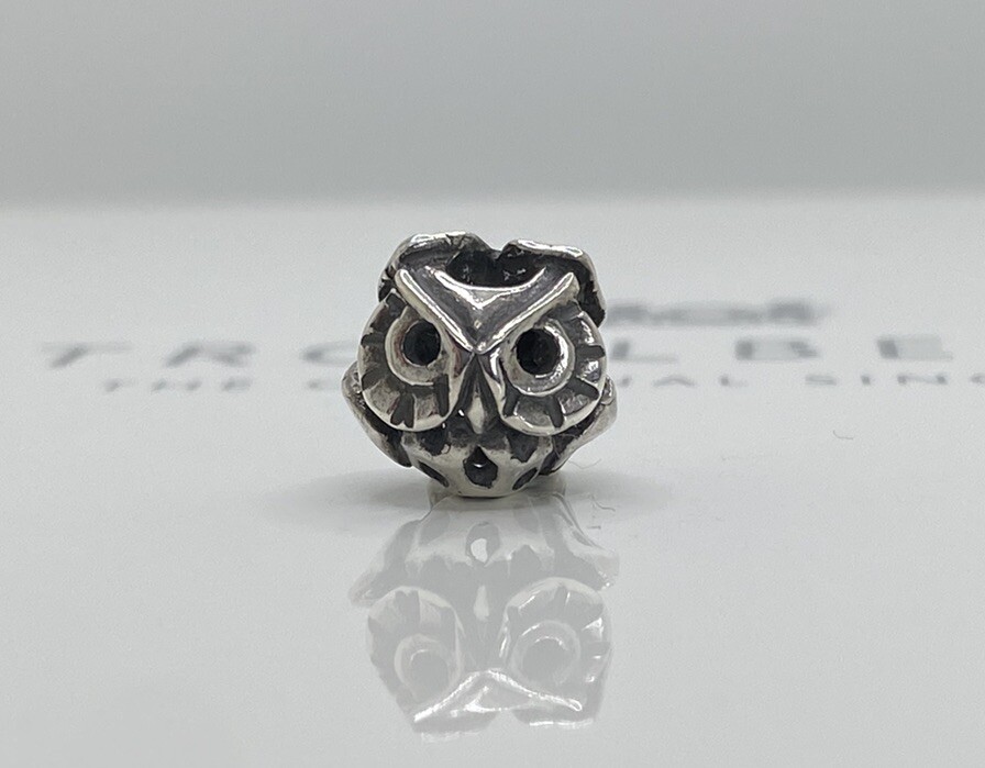 Trollbeads Wise Owl Bead 925 Silver