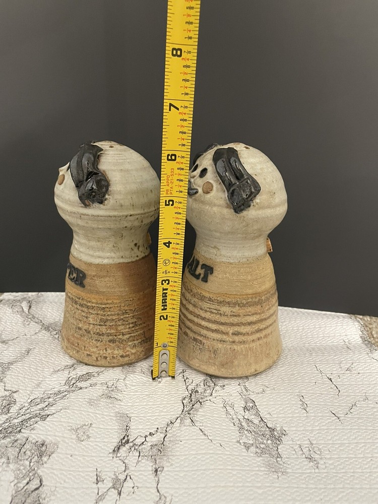 Studio Pottery Stoneware Salt And Pepper Shaker