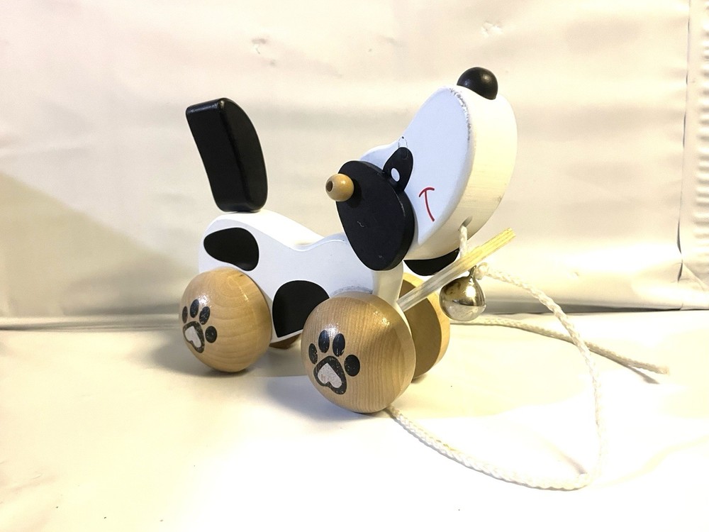 Classic World Wooden Pull Dog Toy