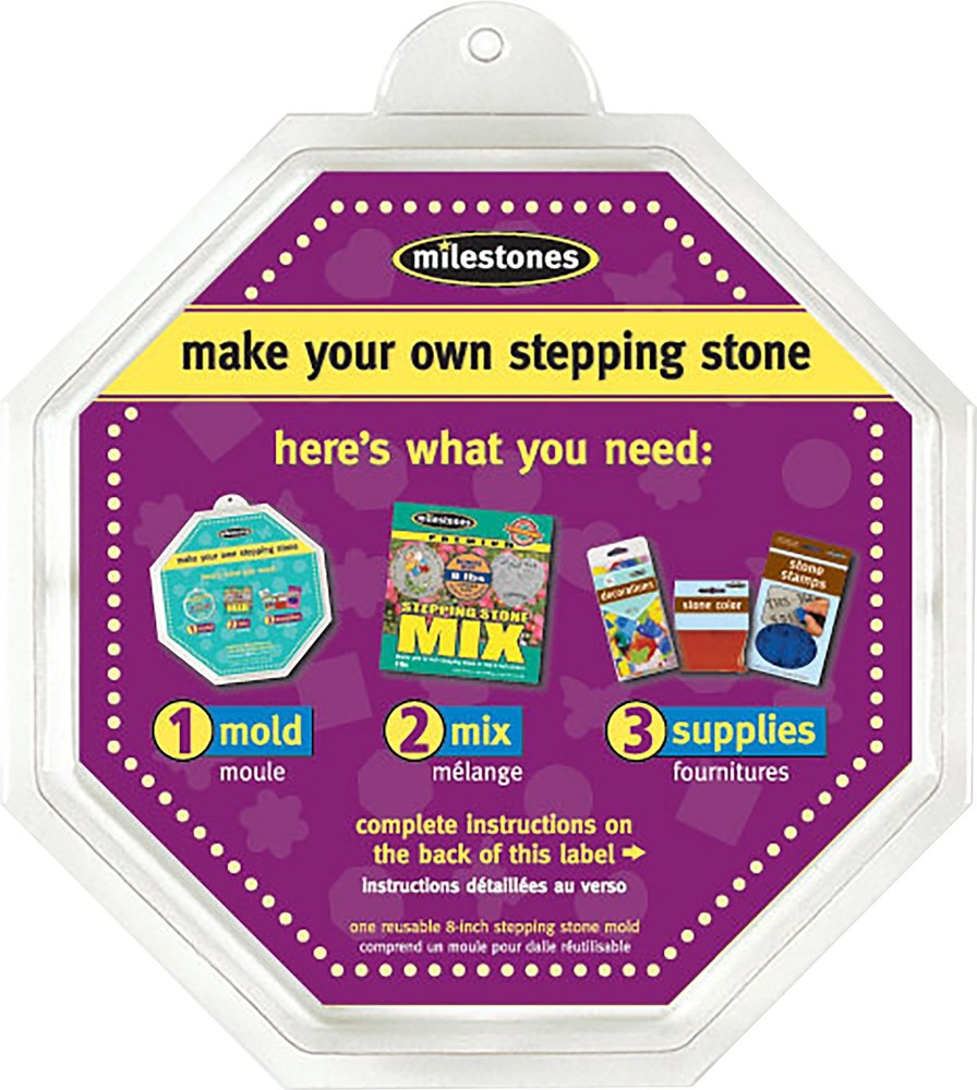Milestones Stepping Stone Mold-Octagon 8" - 3 Pack