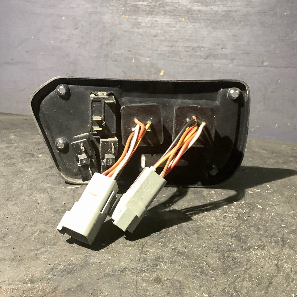 Boat Dual Ignition Switch Panel | Woodgrain