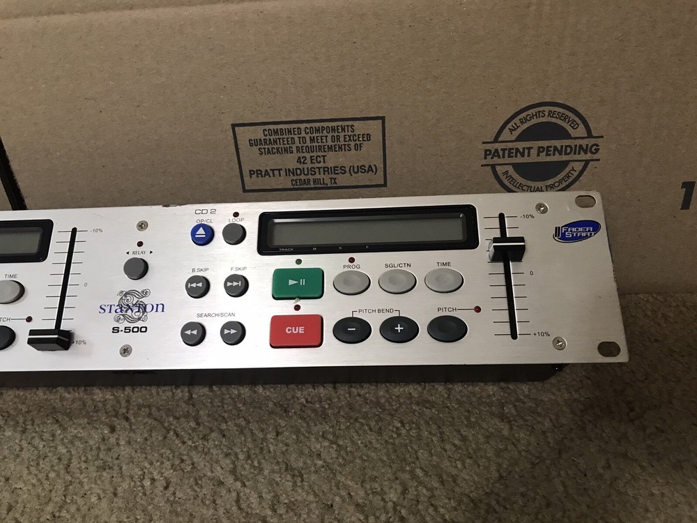 Stanton S-500 Professional Dual CD Player Controller Only, Shown Item Only.