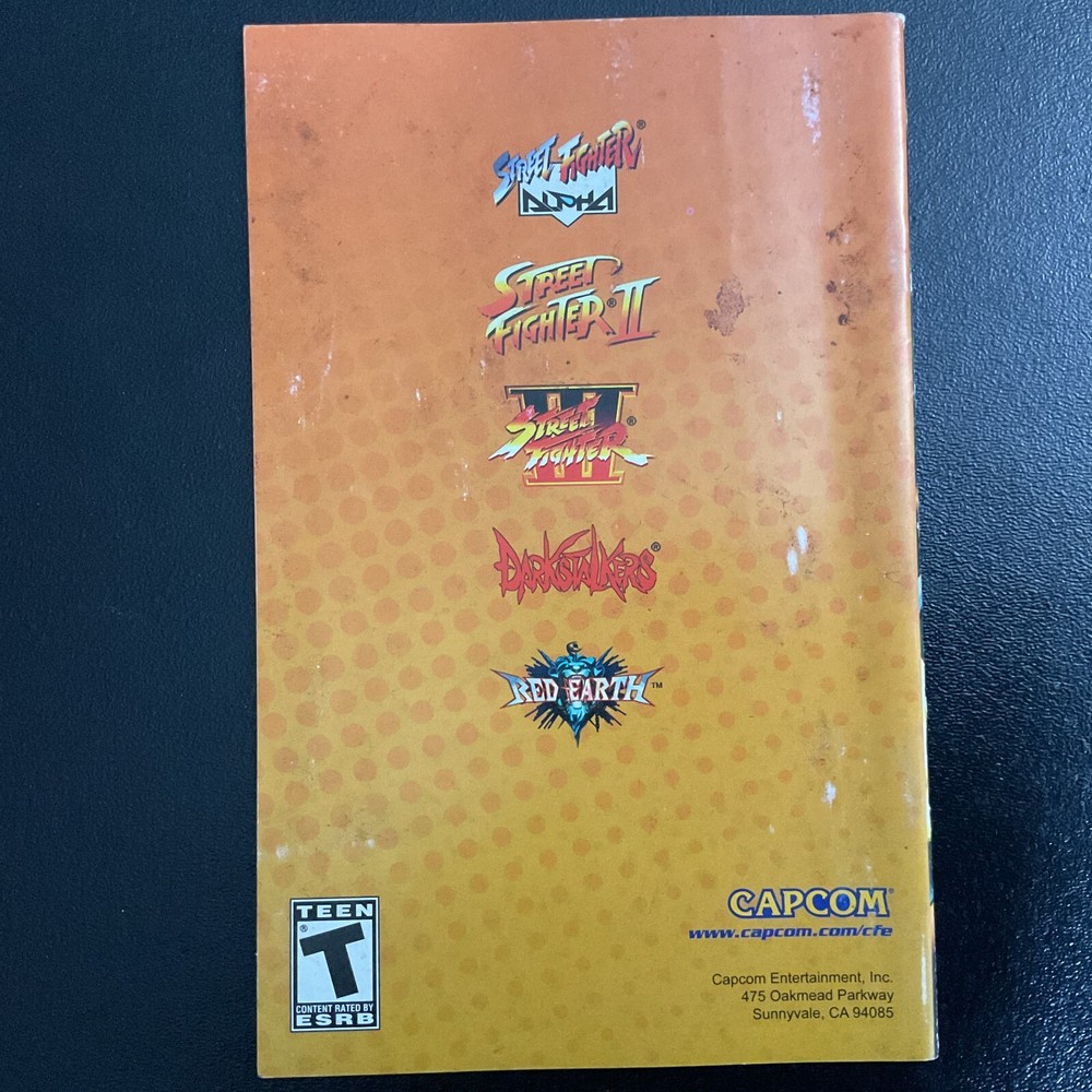 Capcom Fighting Evolution Microsoft XBOX Instruction Manual Only