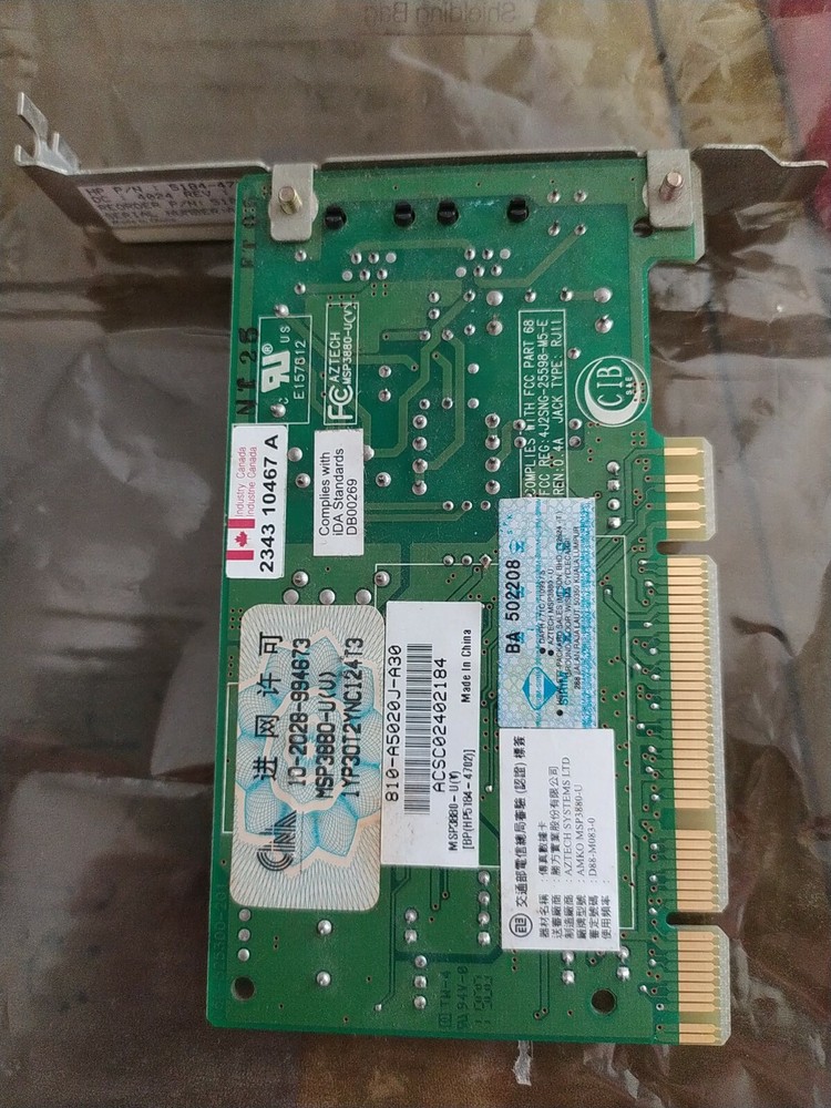 56K PCI Modem Card