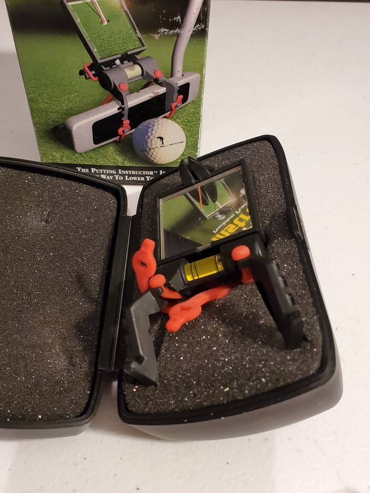 The Putting Instructor Precision Practice Tool -by Flatblade Mirror golf NIB
