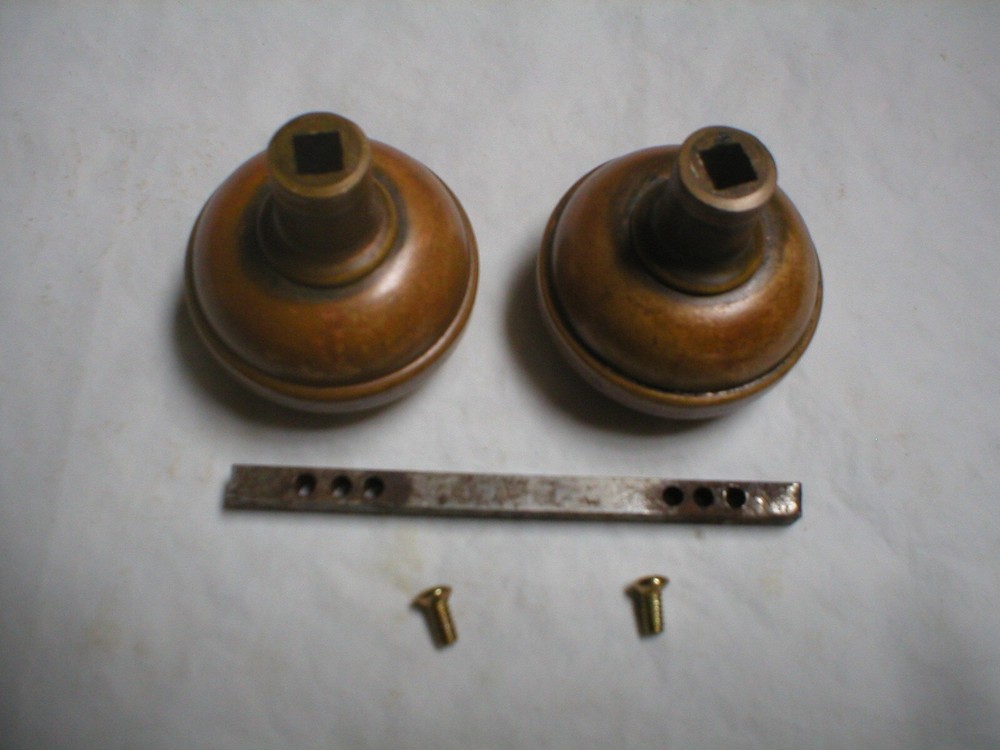 Antique Victorian Doorknob Pair
