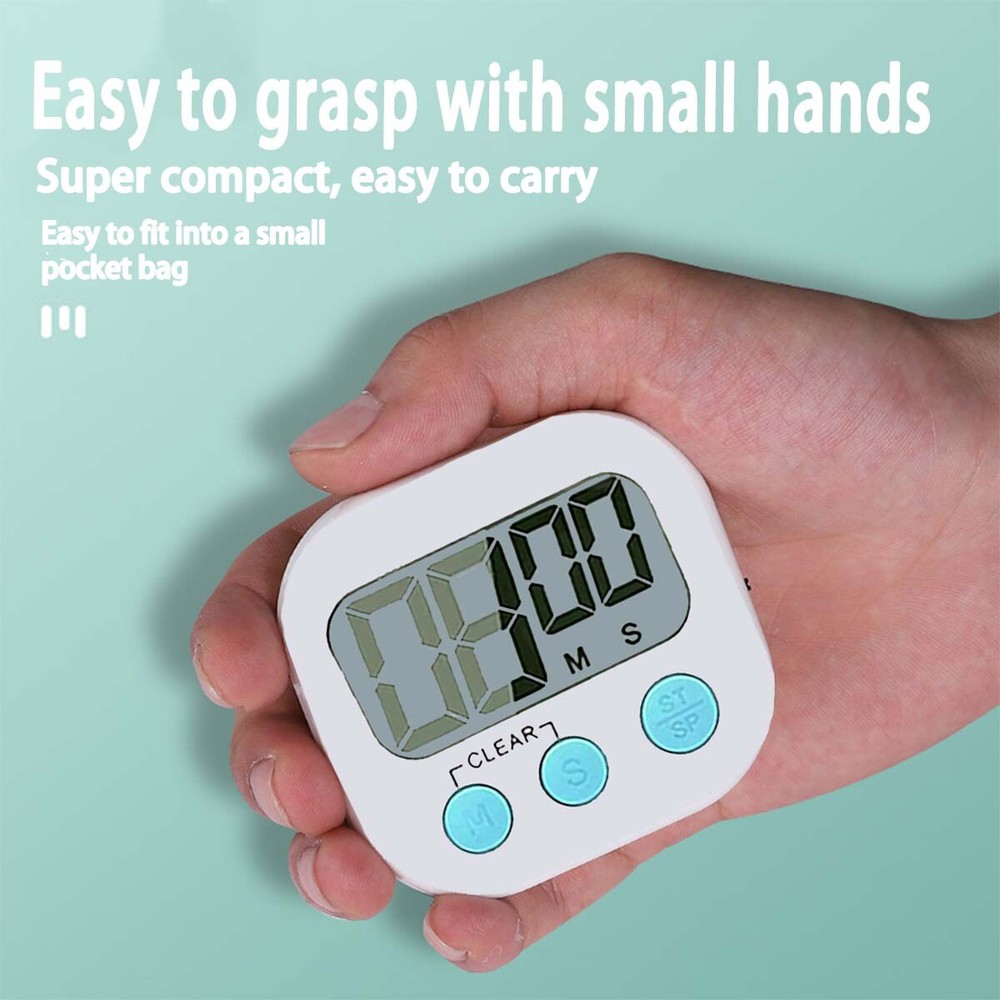 Multifunctional timer kitchen baking large screen digital reminder is counting