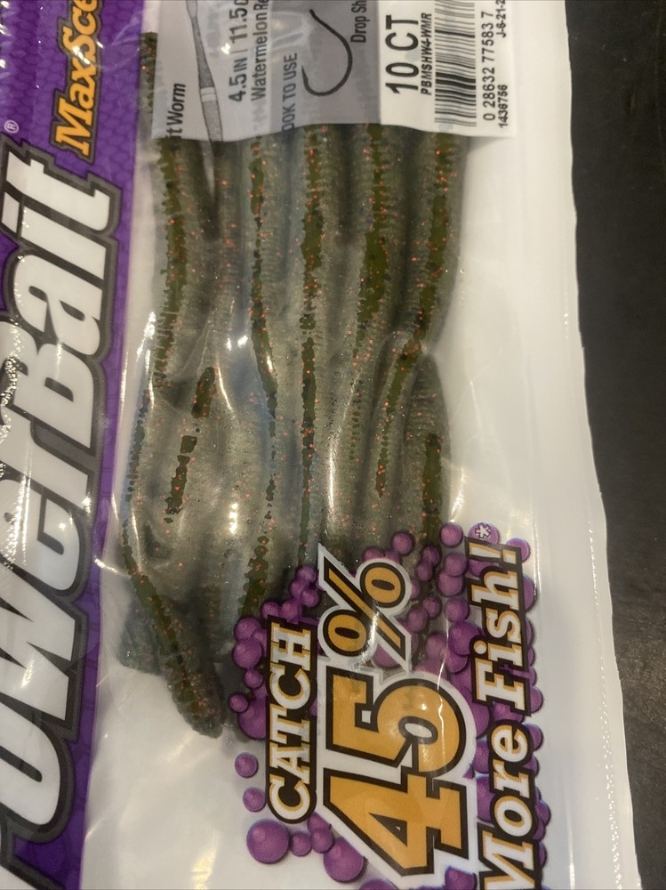 Berkley Max Scent 4.5” Hit Worm Watermelon Red