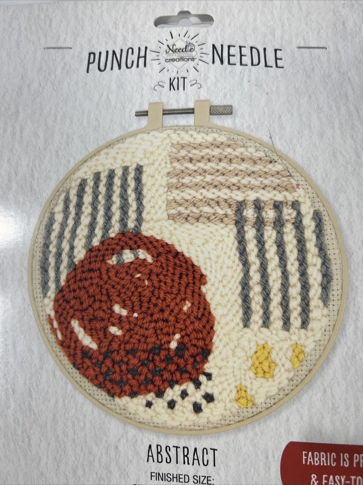 Needle Creations Punch Needle Kit Abstract Skill Level Intermediate New