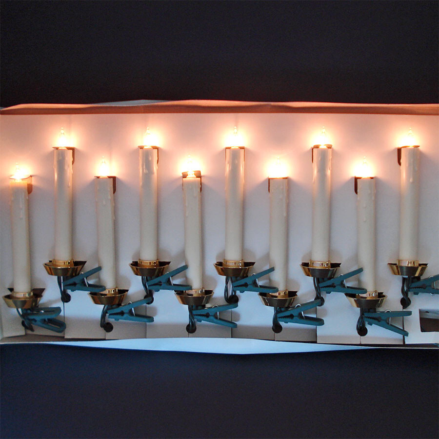 Box Sears Christmas Candles Light String Set Unused