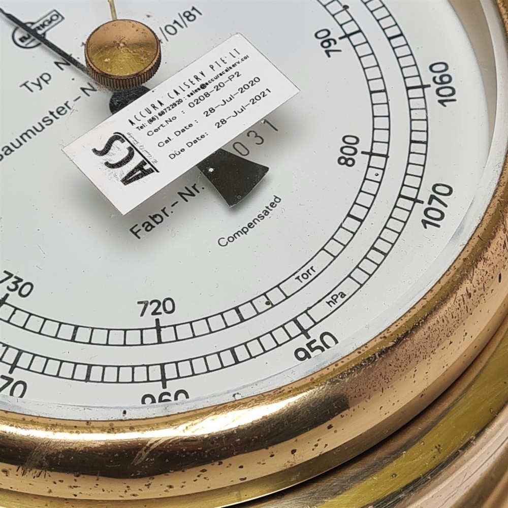 Barigo Precision Compensated Barometer Type 1500. Made in Germany
