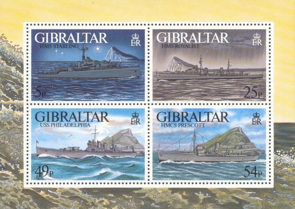 Gibraltar Scott #'s 714 MNH