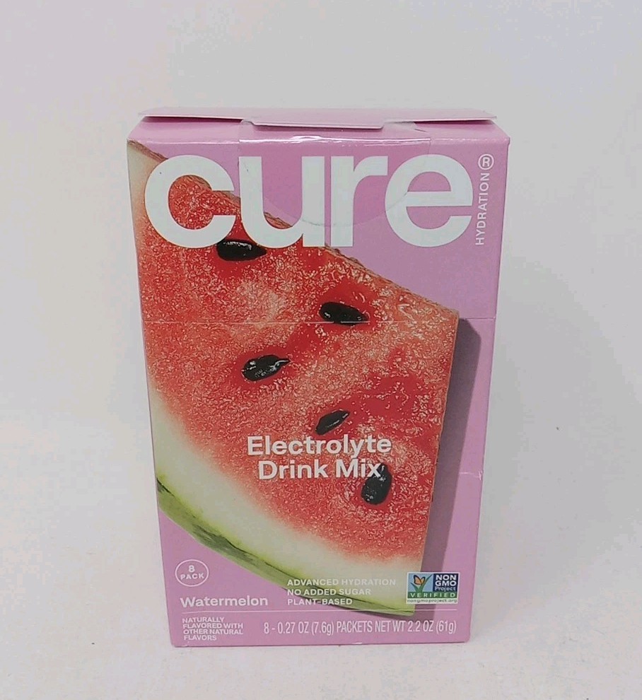 Cure Hydration Watermelon Electrolyte Drink Mix 8ct.