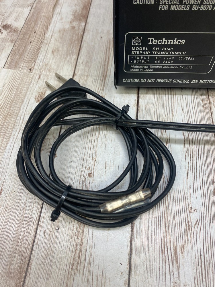 Vintage Technics SH-3041 Step Up transformer * TESTED!
