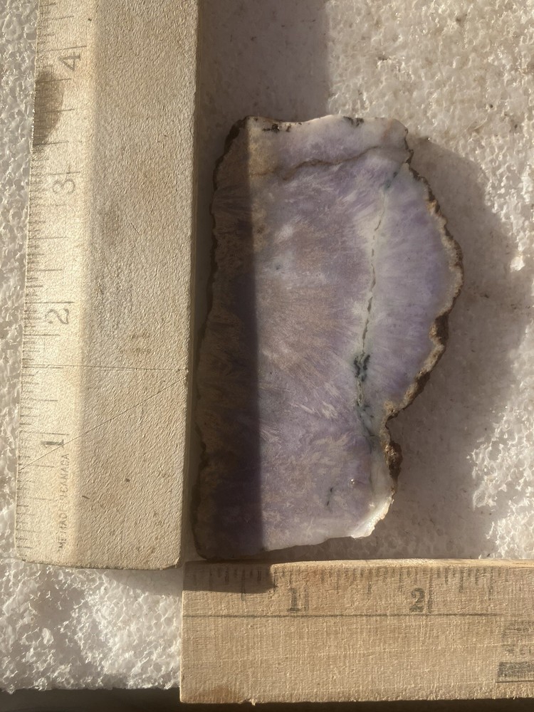 Purple Sagenite Slab