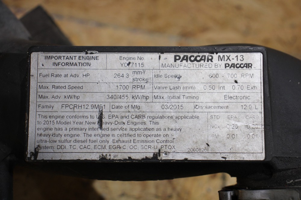 2015 Paccar MX-13 Crankshaft