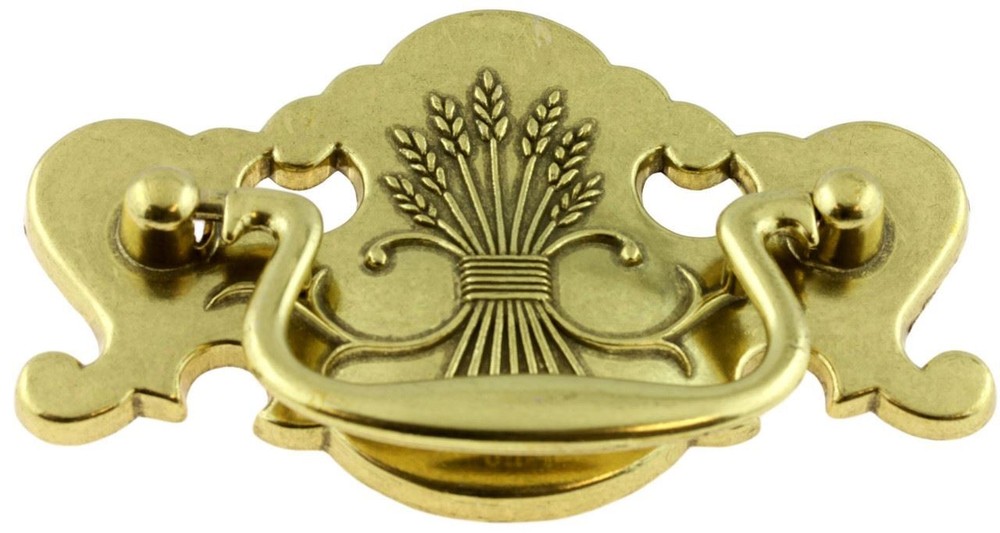 3" Wheat Bundle Bail Pull Antique English