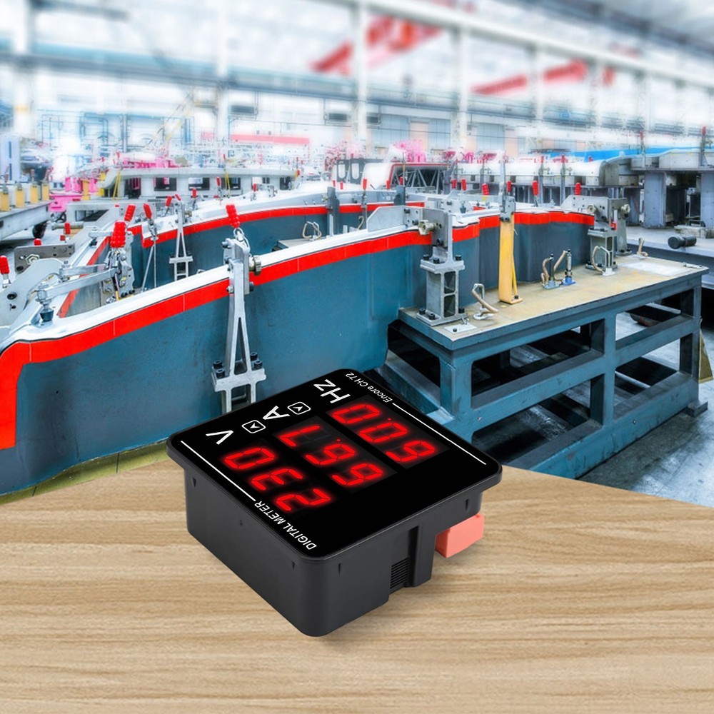 Combination Current Voltage Frequency Meter for Electromechanical Devices