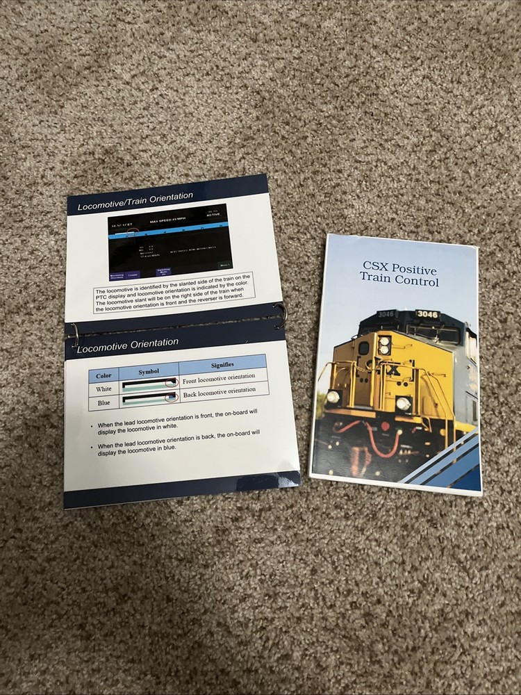 Csx Memorabilia Positive Train Control Books Excellent Condition