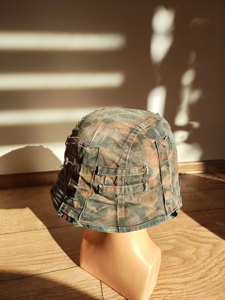 WW2 GERMAN ELITE CAMO COVER HELMET