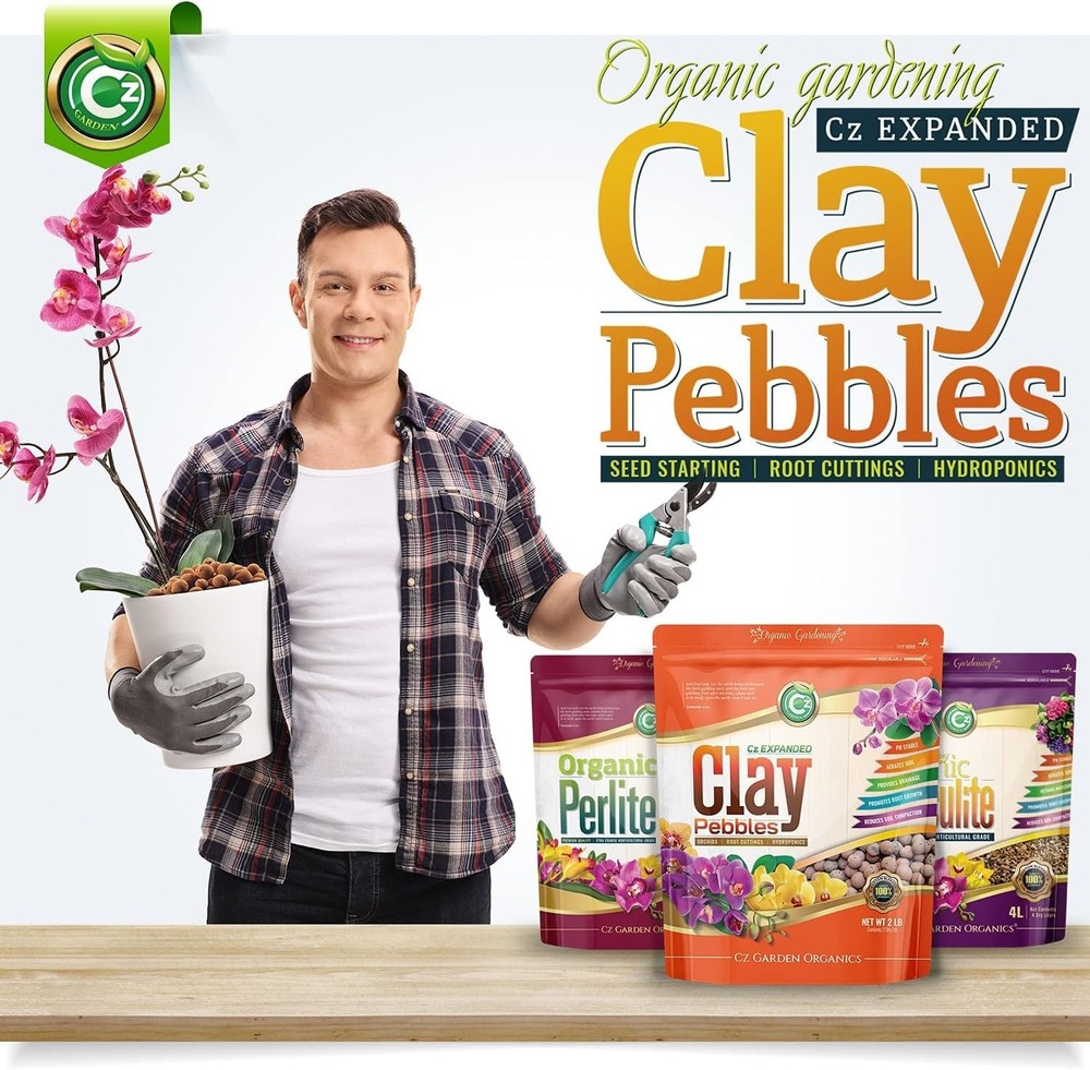 Expanded Clay Pebbles for Hydroponics & Aquaponics