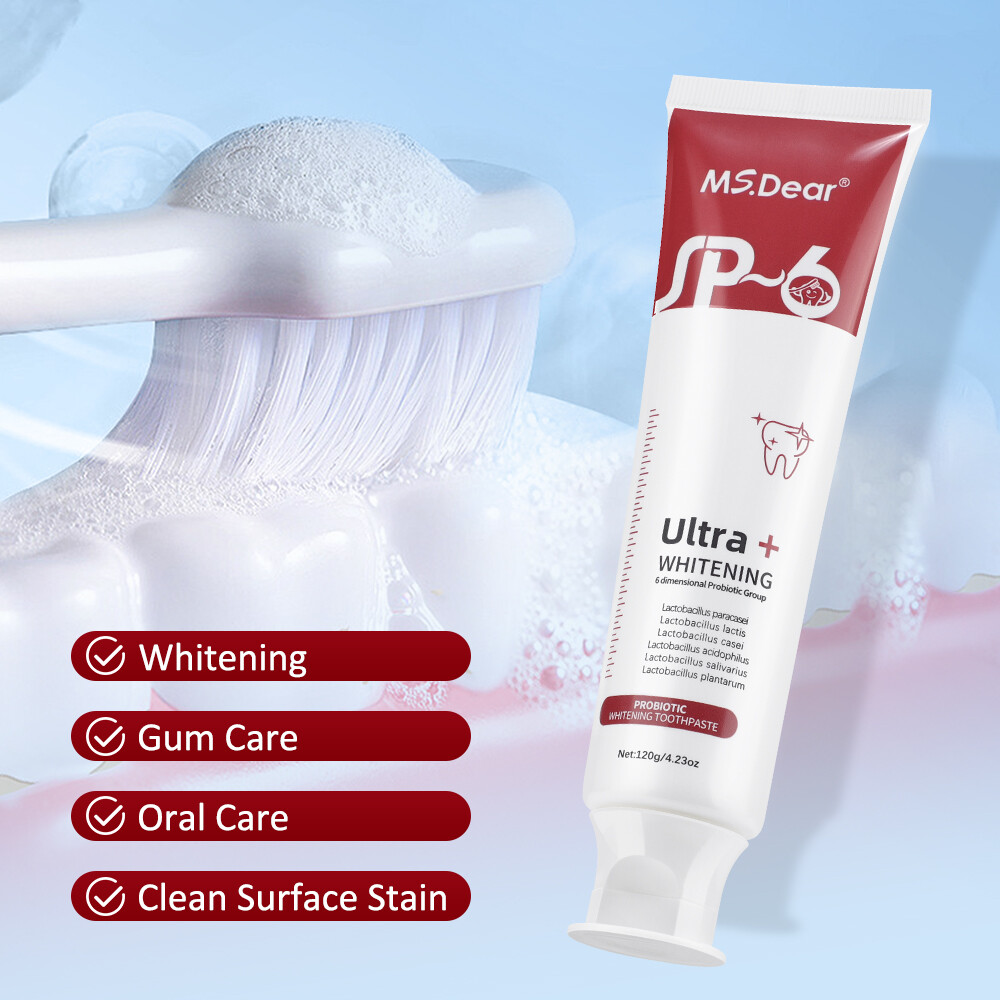 3PCS SP-6 Probiotic Toothpaste,Sp-6 Toothpaste Ultra Whitening Teeth Quick White