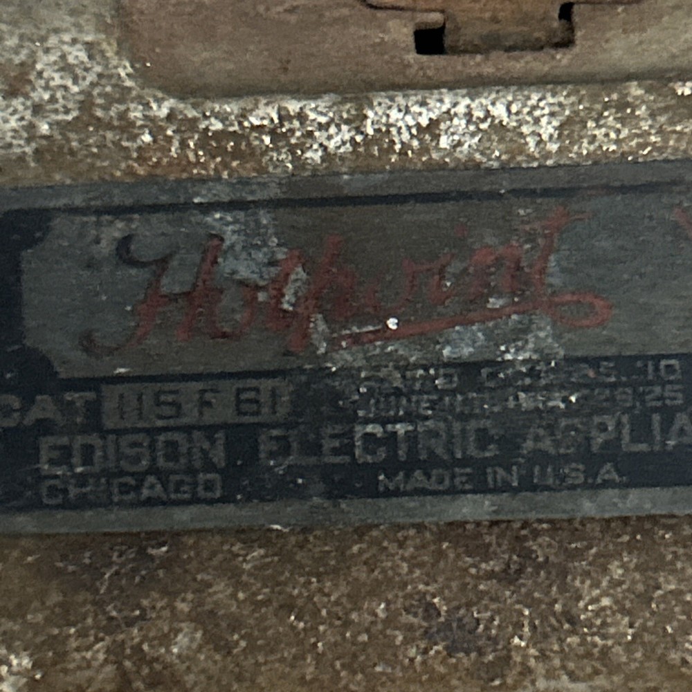 Edison Electric Hotpoint Iron Model R