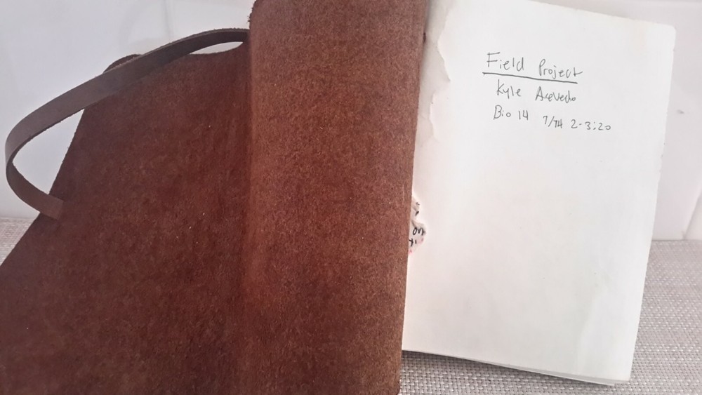 Leather Journal Writing Notebook Vintage Look Handmade Bound Notepad Pre-owned