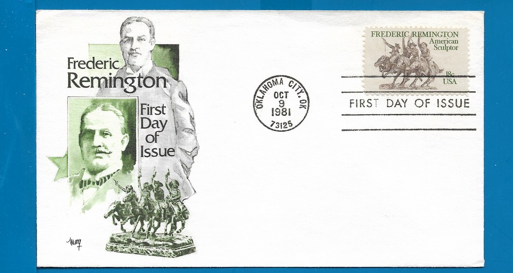 Scott 1934 Frederic Remington Oct 9, 1981 Marg BOXC