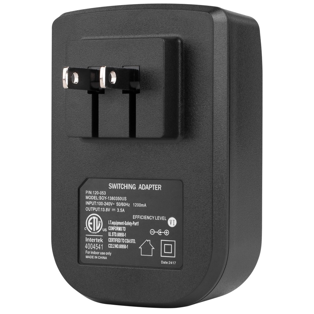 12 VDC 3.5A Power Supply with Cigarette Lighter Style Accessory Socket Port