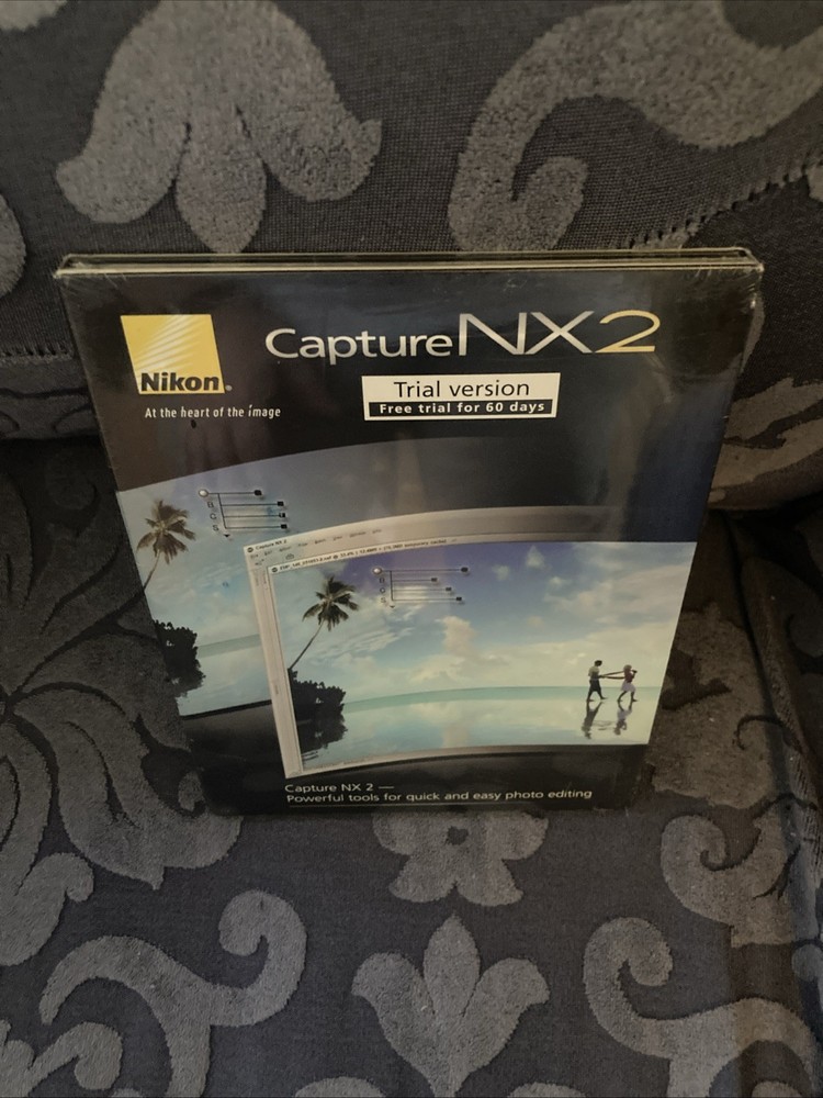 Nikon Capture NX 2 Camara Software CD Trial Version Windows & Mac Computer