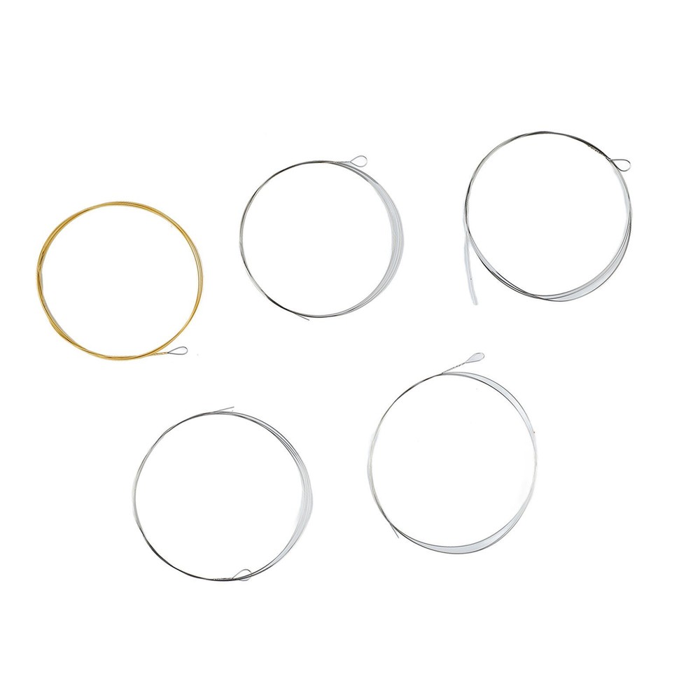 5 String Banjo String Stainless Steel Full Resonance Thick High Notes Strings