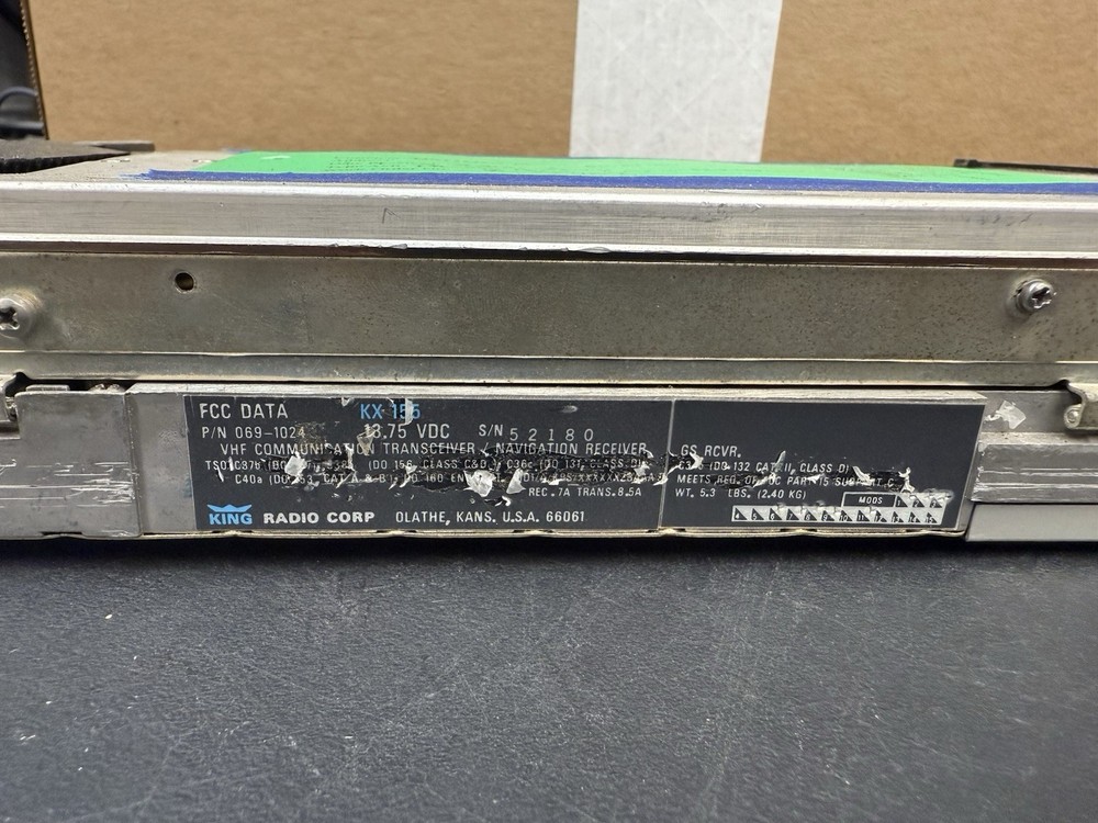 KX 155 TSO COM/NAV