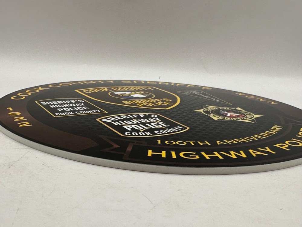 COOK COUNTY Sheriff's 100th Anniversary Highway Round logo
