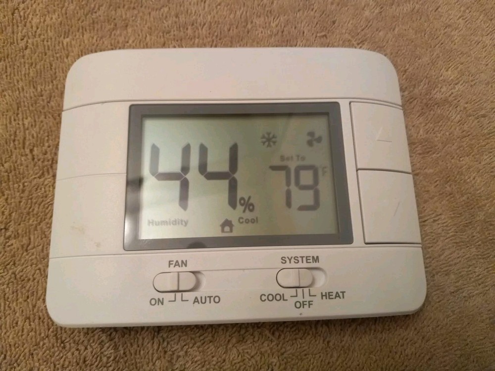 Digital Non Programmable Thermostat for Home - Single Stage 1H/1C