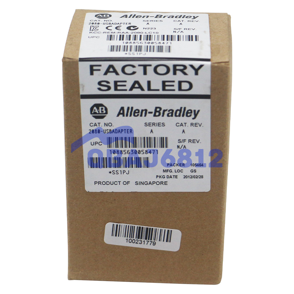 New Sealed Allen Bradley 2080-USBADAPTER 2080 Micro800 System USB Adapter Plug