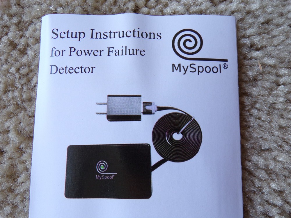 MySpool Power Failure Detector with Text Message and Email Alerts; @c16