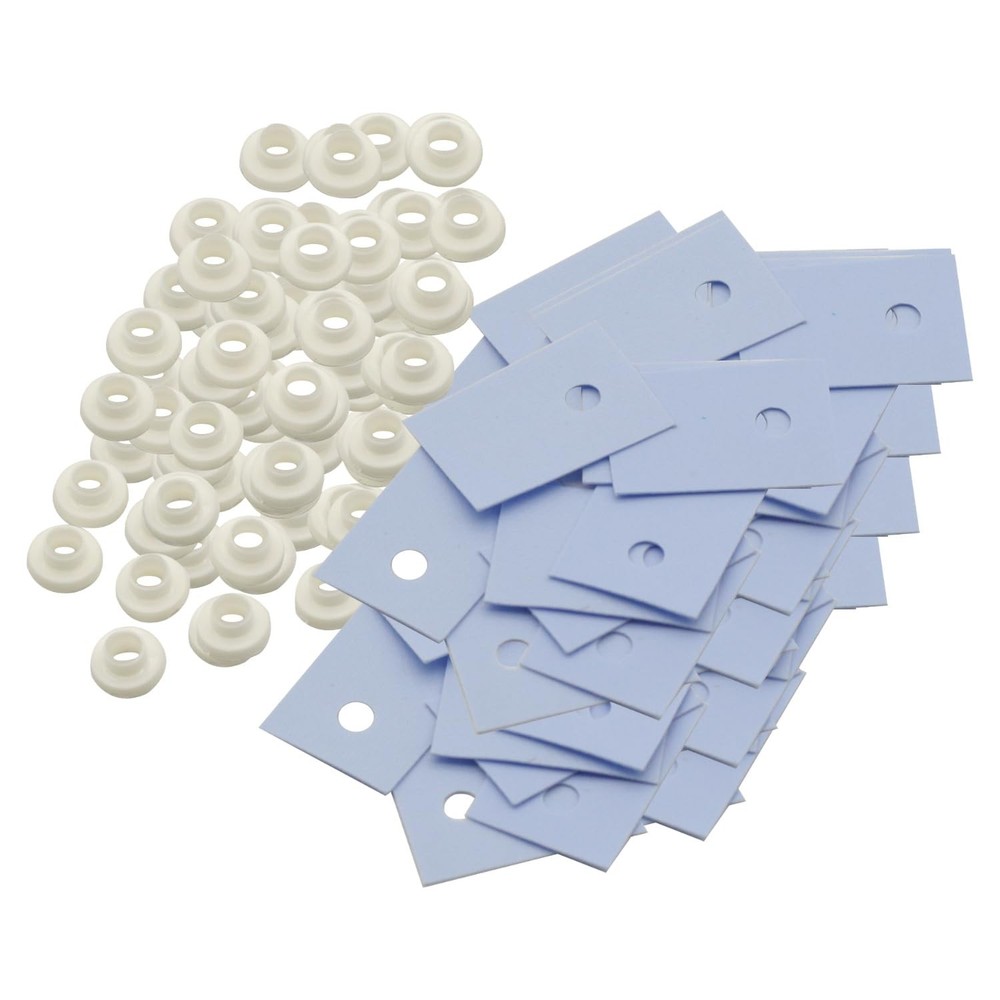 100Pcs TO-220 Transistor Plastic Insulation Washer + Isolated...