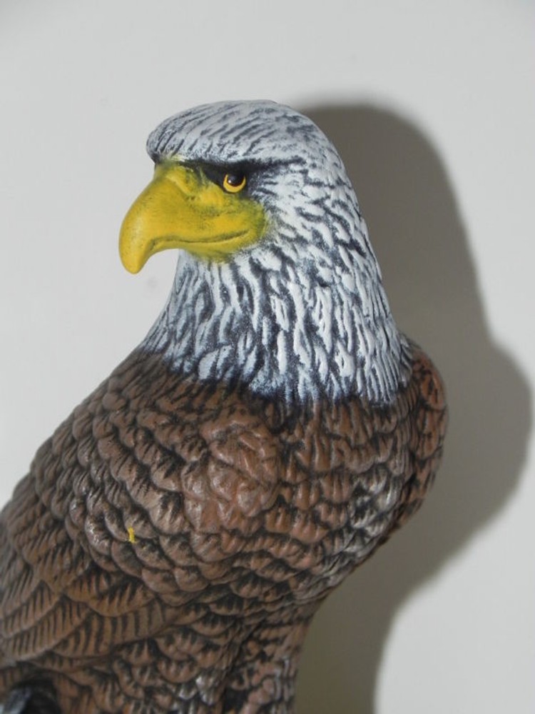 Very Nice Hand Painted Ceramic Small Eagle