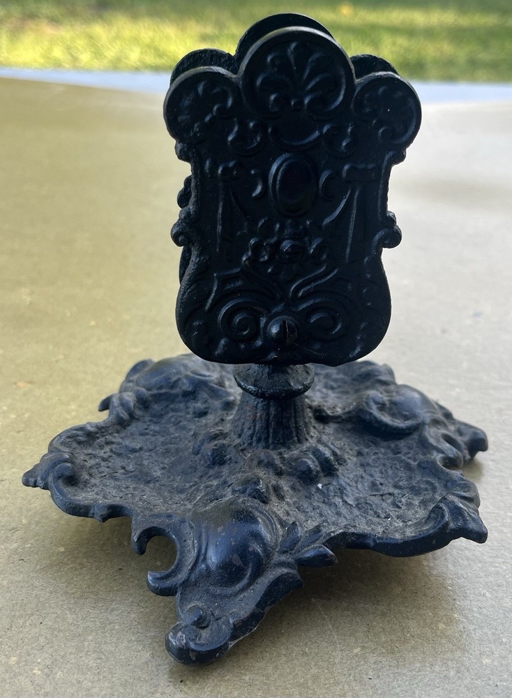 Antique Bradley & Hubbard Cast Iron Match Pack Holder