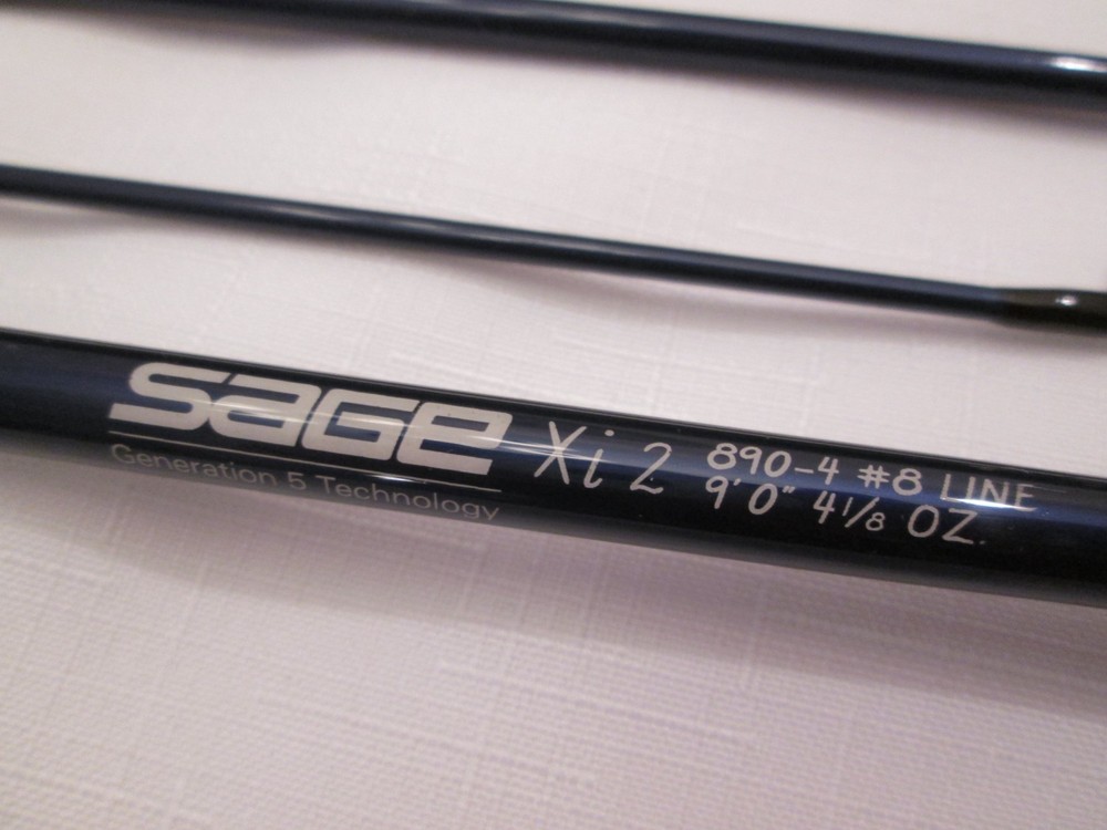 SAGE Xi2 890-4 4 pc 8 wt. 9 ft fly rod